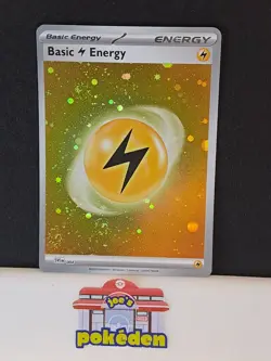 Lightning Energy - 004 - Cosmos Holo 3 X SWIRLS - S&V 151 - Pokemon TCG Card NM - Image 1