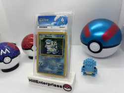 Pokemon TCG Blastoise Base Set Holo 2/102 Ace 6 Excellent-Near Mint Condition - Image 2