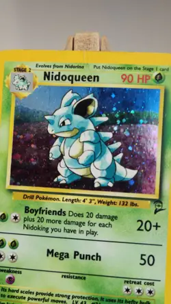 Nidoqueen 12/130 Holo – Base Set 2 – WOTC Vintage 1999 Pokemon TCG Card HP - Image 2