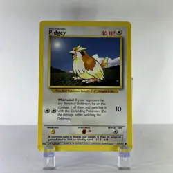 Pidgey Base Set 1 Pokemon Cards 57/102 - Near Mint/mint - Image 1