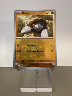 Pokemon TCG Drilbur Black Bolt Master ball Reverse Holo Card 045/086 - Image 1