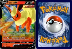 FLAREON V SWSH149 HOLO P SWORD & SHIELD PROMO POKEMON NM - Image 3