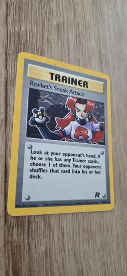 Pokemon Team Rocket TCG Rocket's Sneak Attack Holo Card 16/82 - Image 2