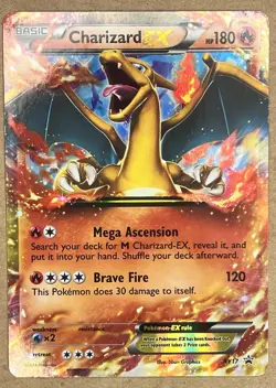 Pokemon Card Charizard EX - Holo LP/PL XY Promos XY17 - Image 1