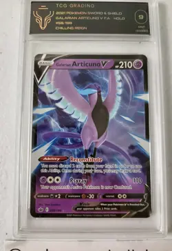 Galarian Articuno V 058/198 - Chilling Reign *TCG 9 - MINT* Holo Pokemon Card - Image 3