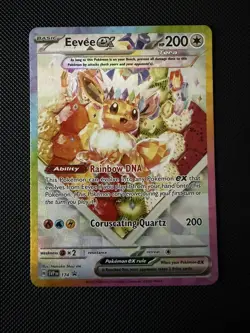 Pokemon TCG Eevee EX 174 Prismatic Evolutions SPC Promo Card NM - Image 1