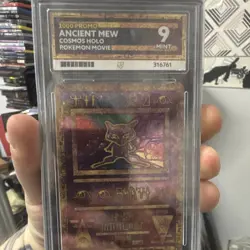 Ancient Mew 2000 Movie Promo Cosmos Holo English Pokemon TCG Ace 9 - Image 1