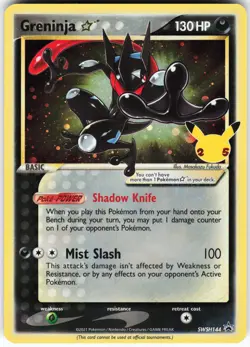 Greninja Star SWSH144 Pokemon SWSH: Sword & Shield Promo Cards Holo Promo NM - Image 1