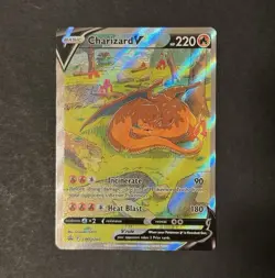 Pokemon TCG Charizard V SWSH260 Sword & Shield Promo Holo English 220 HP - Image 1