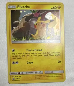 The Pokemon Company Pikachu SM234 Promo Holo English Basic 60 HP Pokemon TCG - Image 1