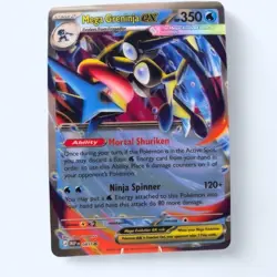 Pokemon TCG Mega Greninja ex JUMBO MEP081 Lenticular Promo Card NM/M - Image 1