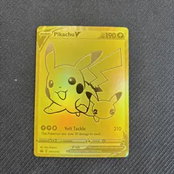 Pokemon Cards Pikachu V SWSH145 Sword & Shield Promo Holo Promo NM - Image 1