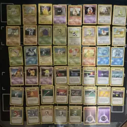 Pokemon TCG Base Set Non Holo Bundle x47 Cards - Image 1