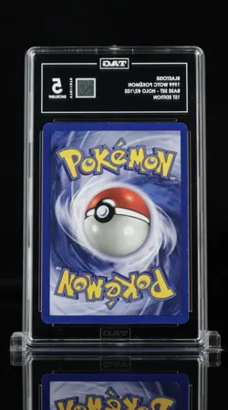 Pokemon TCG Blastoise Base Set 1st Edition Holo 2/102 TAG 5 1999 - Image 2