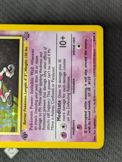 Mr. Mime 6/64 - Jungle 1st Edition Holo Rare Pokemon TCG LP - Image 5