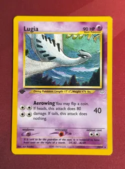 LUGIA 20/64 Neo Revelation 1st EDITION non-holo rare WOTC Pokemon TCG card NM - Image 1