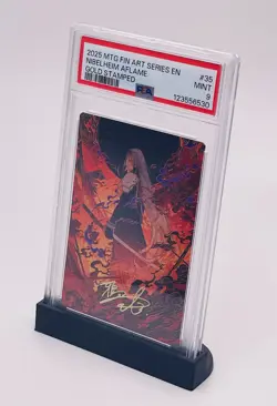 Magic the Gathering Final Fantasy Art Series, Nibelheim Aflame PSA 9 Gold-Stamp - Image 3