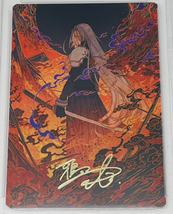 Magic the Gathering Final Fantasy Art Series, Nibelheim Aflame PSA 9 Gold-Stamp - Image 4