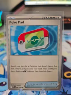 Poke Pad 113/088 Ultra Rare Perfect Order Pokemon Holo plus base poke pad - Image 4