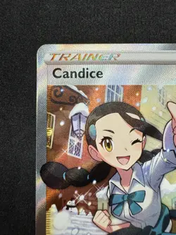 Candice 189/195 Silver Tempest Full Art Trainer Holo Ultra Rare Pokemon TCG Card - Image 2