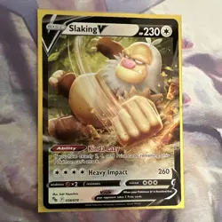 Pokemon TCG - Slaking V - 058/078 Pokemon GO Holo Ultra Rare English 2022 - Image 1