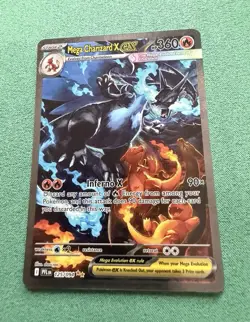 Mega Charizard X EX 125/094 XY Flashfire Rare Holo English Pokemon TCG Card - Image 1