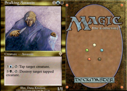 Magic the Gathering -MTG- Stalking Assassin - Image 1