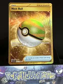Pokemon Card Nest Ball 255/198 Scarlet & Violet Base Hyper Rare NM - Image 1