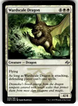 FOIL MTG NM Wardscale Dragon Fate Reforged Regular - Image 1