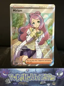 Pokemon Card Miriam 238/198 Scarlet & Violet Base Set Holo Ultra Rare NM - Image 1
