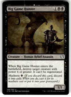 Big Game Hunter Commander 2019 Regular MTG - Image 1
