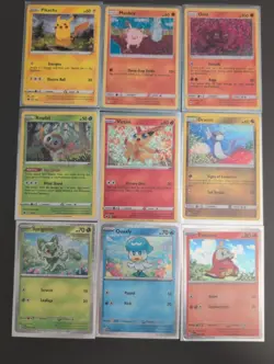 McDonald's Exclusive Pokemon Tcg Bundle Joblot 9 Cards - Image 1