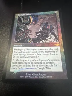 Tangle Wire Nemesis - FOIL - LIGHT PLAY - Vintage 2000 - US seller Free Ship - Image 1