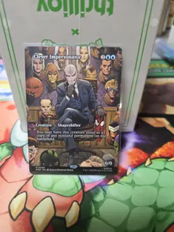 Clever Impersonator (Borderless) 0008 - Marvel's Spider-Man MTG - Image 1
