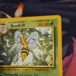 Pokemon TCG Beedrill Base Set 17/102 Rare Regular Unlimited English WOTC VLP - Image 4