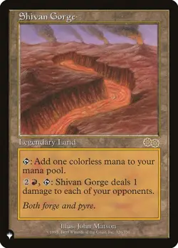 Shivan Gorge Regular - The List MTG-NM - Image 1