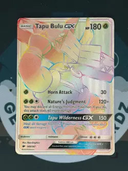 Pokemon TCG Tapu Bulu GX 149/147 Holo Rainbow Rare Burning Shadows Near Mint - Image 1