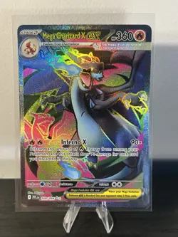 Pokemon TCG Mega Charizard EX 109/106 Secret Rare Full Art Holo NM/M - Image 1