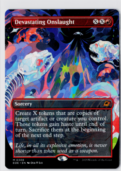 Devastating Onslaught (Borderless) | Normal | Edge of Eternities | 308 MTG - Image 1