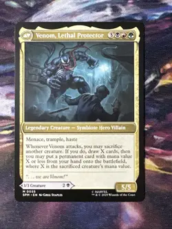 Eddie Brock Venom, Lethal Protector - Spiderman #55 Mythic, NM, MTG - Image 2