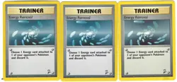 Energy Removal x3 6/10 MP+ Pokemon TCG Base Set 2 BS2ER119-01 - Image 1