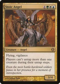mtg magic stoic Angel shards of alara ENGLISH Ange stoique - Image 1