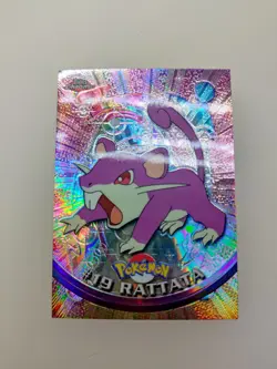 #19 Rattata - 2000 Topps Chrome Pokemon series 1 (SPECTRA FOIL) - Image 1