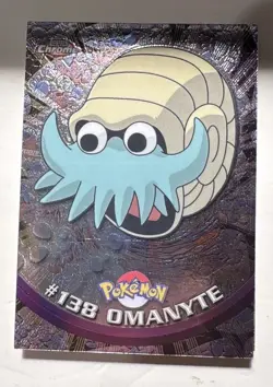 Omanyte 2000 Pokemon Topps Chrome TV Animation Edition #138 - Image 1