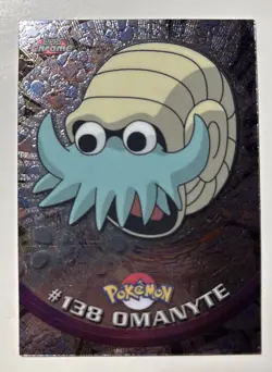 Omanyte 2000 Pokemon Topps Chrome TV Animation Edition #138 - Image 3