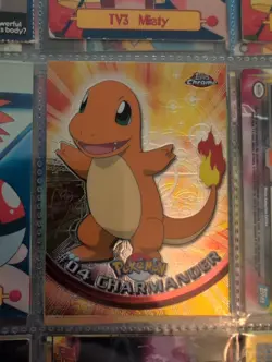 2000 Topps Chrome Pokemon Series 1 Charmander #4 - Image 1