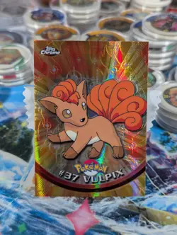 Vulpix #37 Topps Chrome Spectra Series 1 Pokemon TV Animation 2000 LP 🔥 - Image 1
