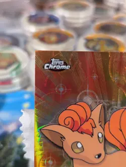 Vulpix #37 Topps Chrome Spectra Series 1 Pokemon TV Animation 2000 LP 🔥 - Image 2