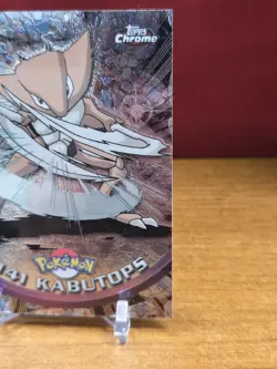 2000 Topps Chrome Pokemon #141 Kabutops TV Animation Edition MP - Image 3