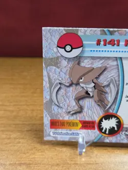 2000 Topps Chrome Pokemon #141 Kabutops TV Animation Edition MP - Image 5